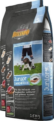 Belcando Junior Lamb & Rice 15kg 15kg Dry Food for Puppies of Medium & Large Breeds with Rice and Lamb