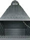 CHytiria Misailidi T-90 Flat Focar Interior din fontă Gri 95x57x58cm