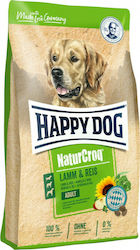 Happy Dog NaturCroq Adult 4kg Ξηρά Τροφή για Ενήλικους Σκύλους με Ρύζι και Αρνί