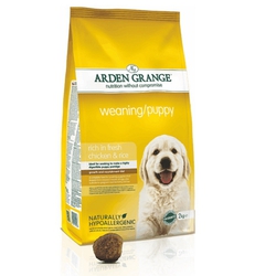 Arden Grange Weaning/Puppy 2kg Dry Food for Puppies of Medium Breeds with Rice