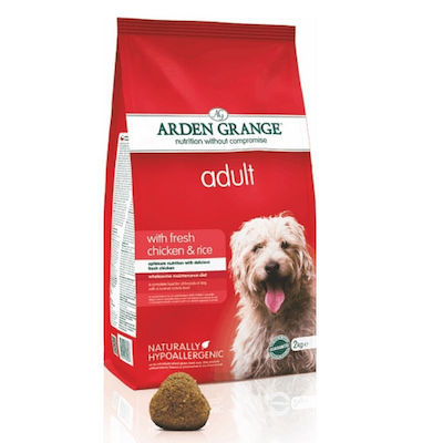 Arden Grange Adult 2kg Trockenfutter für erwachsene Hunde mit Reis und Huhn