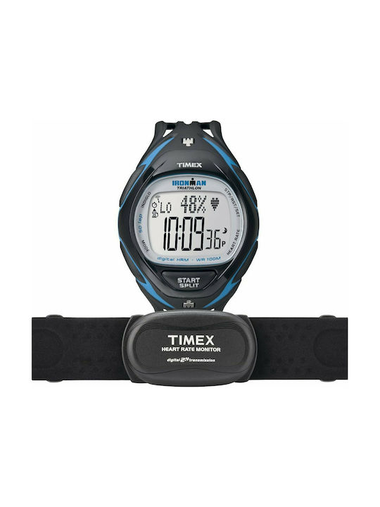 Timex Digital Men's Watch 41mm Battery with Bla...