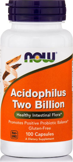 Now Foods Acidophilus Two Billion Συμπλήρωμα με Προβιοτικά 100 κάψουλες