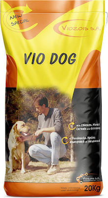 Viozois Vio Dog 20kg Dry Food for Adult Dogs with Chicken, Meat and Vegetables