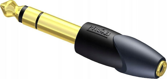 Procab CLP206 Convertor 6.3mm masculin în 3.5mm feminin 1buc