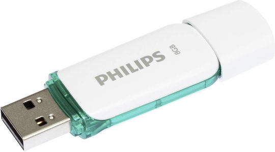Philips Snow Edition 2.0 8GB USB 2.0 Stick Λευκό