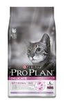 Purina Pro Plan Delicate Optirenal Trockenfutter für erwachsene Katzen mit Türkei 3kg