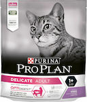 Purina Pro Plan Delicate Optirenal Trockenfutter für erwachsene Katzen mit Türkei 0.4kg