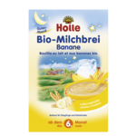 Holle Crema pentru copii Banana & Milk Fără gluten pentru 6m+ 250gr