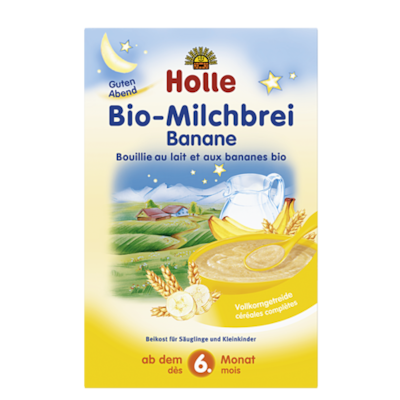 Holle Babycreme Banana & Milk Glutenfrei für 6m+ 250gr