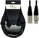 Alpha Audio 190.540 XLR Cable Male to XLR Female Black 1.5m