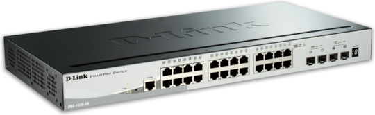 D-Link DGS-1510-28P Managed L3 PoE+ Switch με 24 Θύρες Gigabit (1Gbps) Ethernet και 2 SFP Θύρες