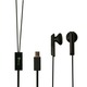 HTC S300 Earbuds Handsfree με Βύσμα Micro USB Μαύρο