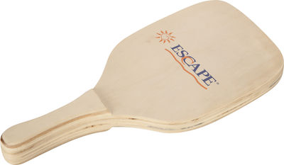 Escape Beach Rackets Set Beige 450gr with Straight Handle Beige