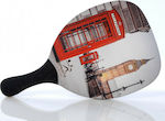 My Morseto Fashion London Beach Racket 400gr with Straight Handle Black