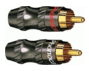 Phonocar Stecker RCA männlich 4Stück Schwarz (04.675.2)