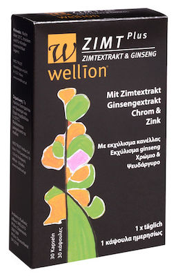 Wellion Cinamon Plus 30tabs 30 capace