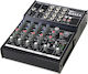 Invotone MX6FX Analog Console 6 Channels with Phantom Power and 2 XLR Inputs