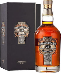 Chivas Regal Whisky Amestec 25 Ani Scoția Într-o Cutie 40% 700ml