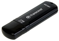 Transcend JetFlash 750 16GB USB 3.0 Stick Μαύρο