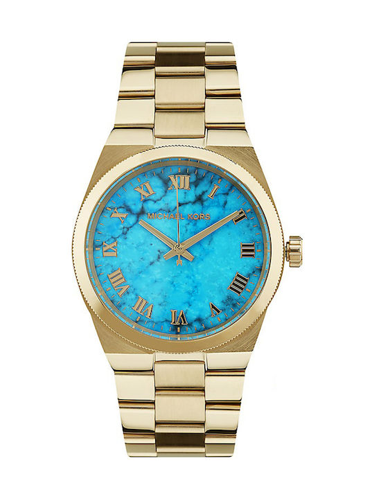 Michael Kors Channing Uhr mit Gold Metallarmband