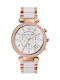 Michael Kors Parker Damenuhr 38mm Chronograph Batterie mit Rostfreiem Stahlarmband