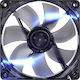 Thermaltake Pure S 12 LED Gehäuselüfter 120mm mit Blau Beleuchtung und Verbindung 3-polig 1Stück Schwarz