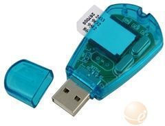 Card Reader USB 2.0 for SIM Blue