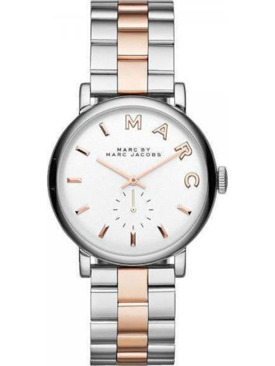 Marc Jacobs Ρολόι Μπαταρίας με Μεταλλικό Μπρασελέ