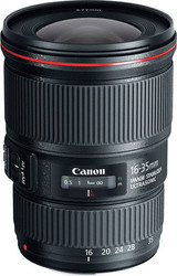 Canon Full Frame Camera Lens 16-35mm f/4L IS USM Wide Angle Zoom for Canon EF Mount Black