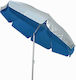 Campus Foldable Beach Umbrella Aluminum Diameter 2.2m with UV Protection and Air Vent Blue