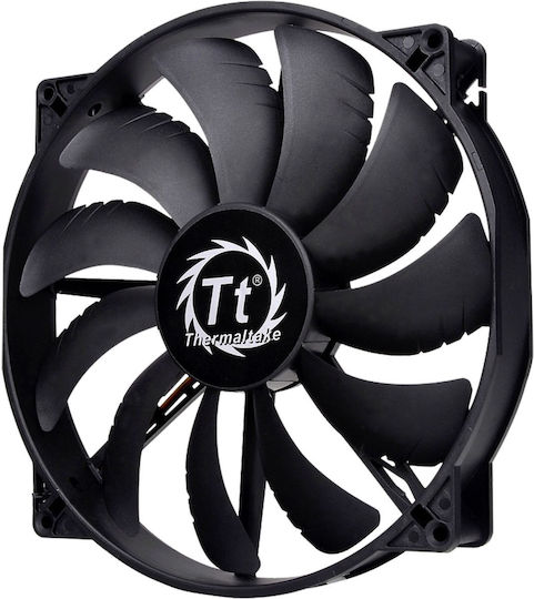 Thermaltake Pure 20 Case Fan 200mm 800rpm 129.639cfm Without LED Lighting and 3-Pin Connection
