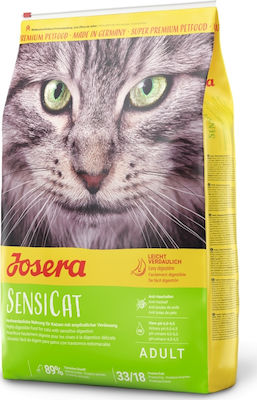 Josera Sensicat Trockenfutter für erwachsene Katzen mit empfindlichem Verdauungssystem mit Geflügel 2kg