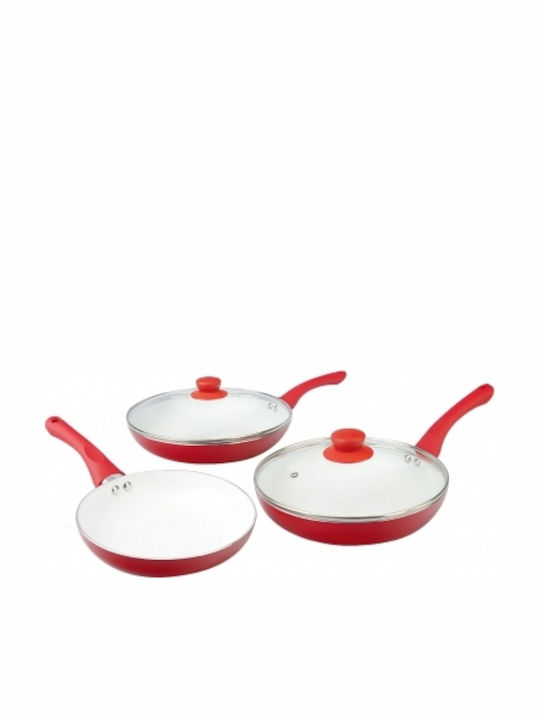 Pans Set of with Non-stick Coating 3pcs