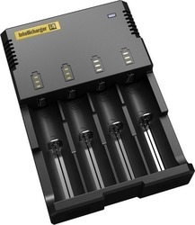 NiteCore i4 Ladegerät 4 Batterien Li-Ion/Ni-Cd/Ni-MH Größe AA/AAA/18650/16340/26650/14500