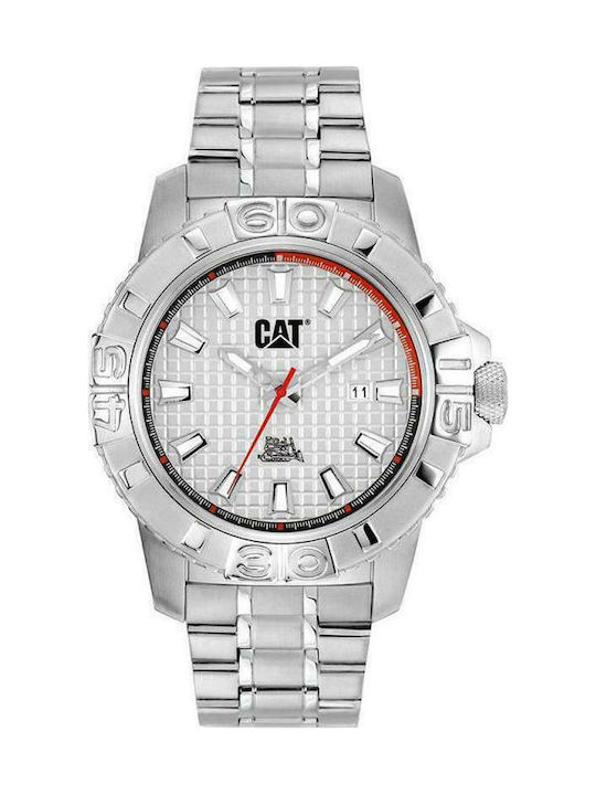 CAT Watch Battery with Silver Metal Bracelet