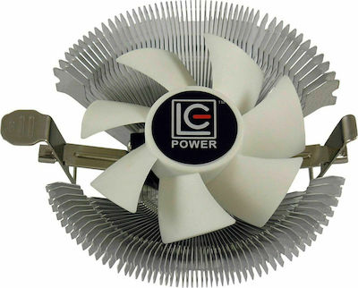 LC-Power LC-CC-85 Low Profile CPU Cooling Fan for AM4/AM5/115x Socket White