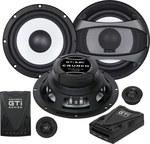 Crunch Set Auto-Lautsprecher GTi6.2C Autolautsprecher 6.5" mit 200W RMS (2 Weg)