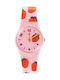 Swatch Kids Analog Watch with Rubber/Plastic Strap Pink