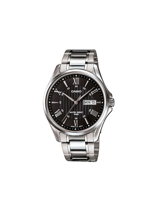 Casio Watch Battery with Silver Metal Bracelet