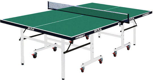 Stag School Folding Ping Pong Table Indoor Green