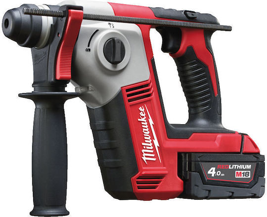 Milwaukee M18 BH-402C Κρουστικό Σκαπτικό Πιστολέτο Μπαταρίας 18V 2x4Ah με Υποδοχή SDS Plus 4933443330