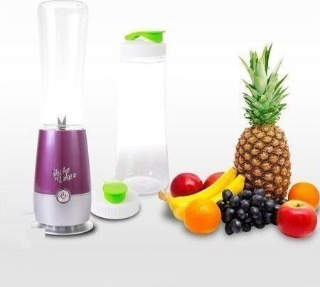Shake N Take Bottle 2 Blender With Plastic Jug 800 Ml 180W Purple