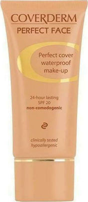 Coverderm Perfect Face Waterproof SPF20 Liquid Make Up 03 30ml