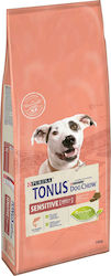 Purina Tonus Dog Chow Adult Sensitive 14kg Ξηρά Τροφή για Ενήλικους Σκύλους με Σολομό