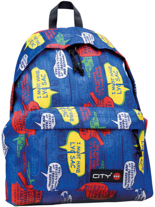 Lyc Sac School Bag Backpack Elementary, Elementary in Blue color 24lt