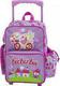 Graffiti Bee Baa Boo School Bag Trolley Kindergarten Lilac