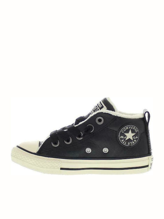 Converse Παιδικά Sneakers High για Αγόρι Μαύρα