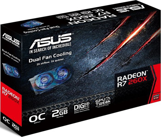 Asus r7 260x разгон