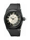 Q&Q Watch with Black Rubber Strap